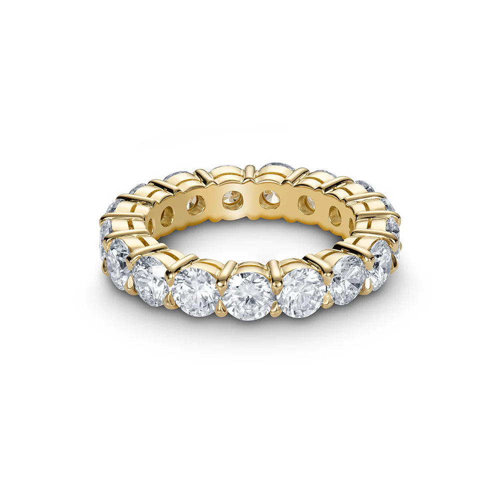 Sterling Silver Solitaire Diamond Ring