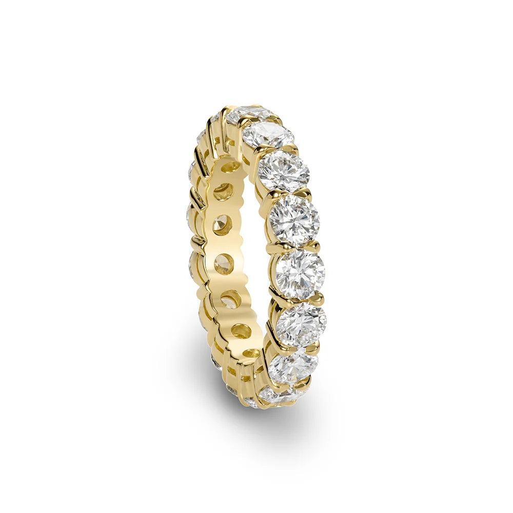 Sterling Silver Solitaire Diamond Ring